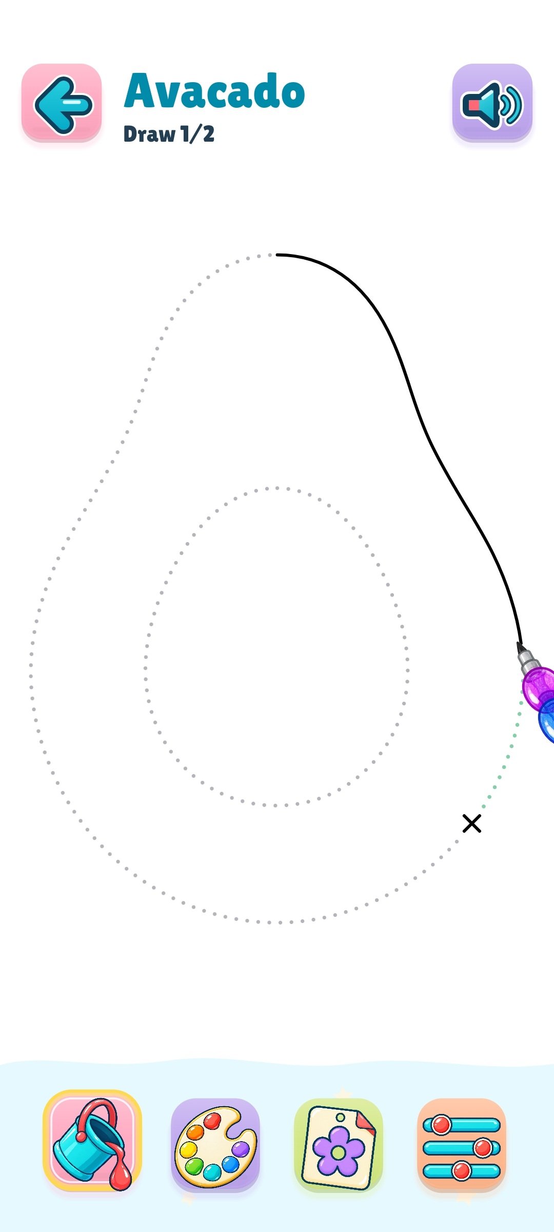Drawing the outline
