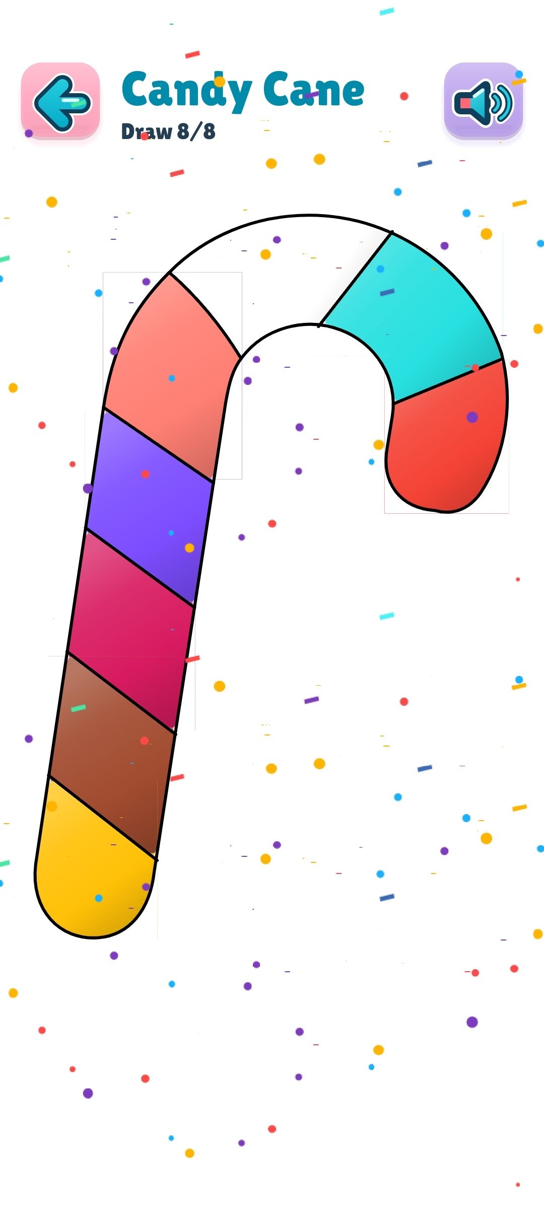 Coloring a Candy Cane
