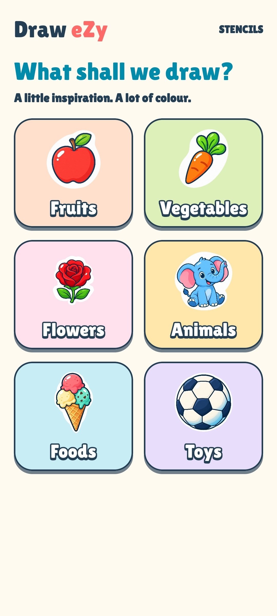 Drawezy Menu Selection