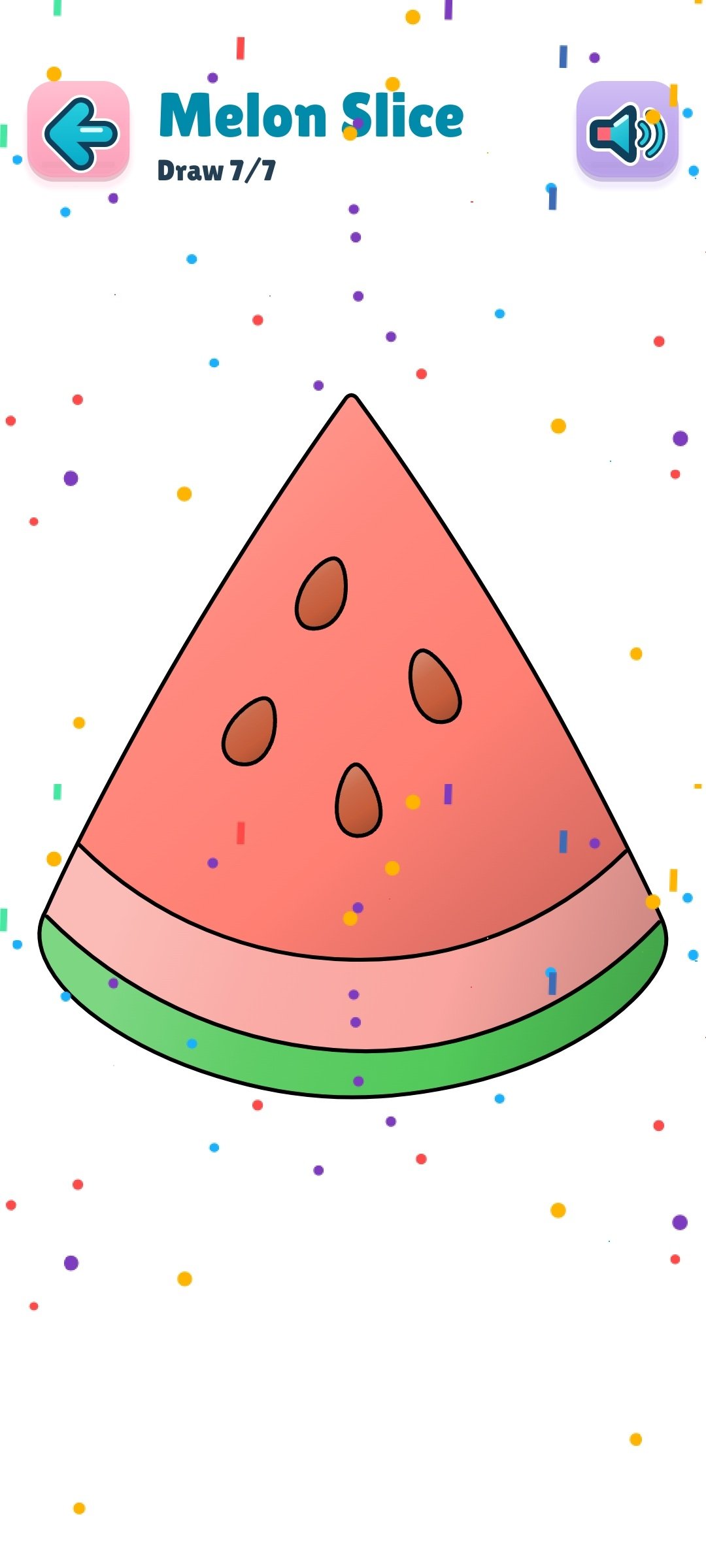 Completed Melon Slice